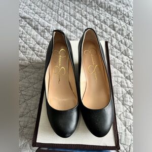 Black Jessica Simpson Wedge Heels